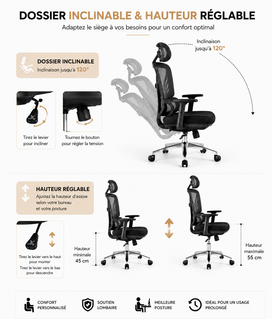 Chaise Ergonomique Pro 192A