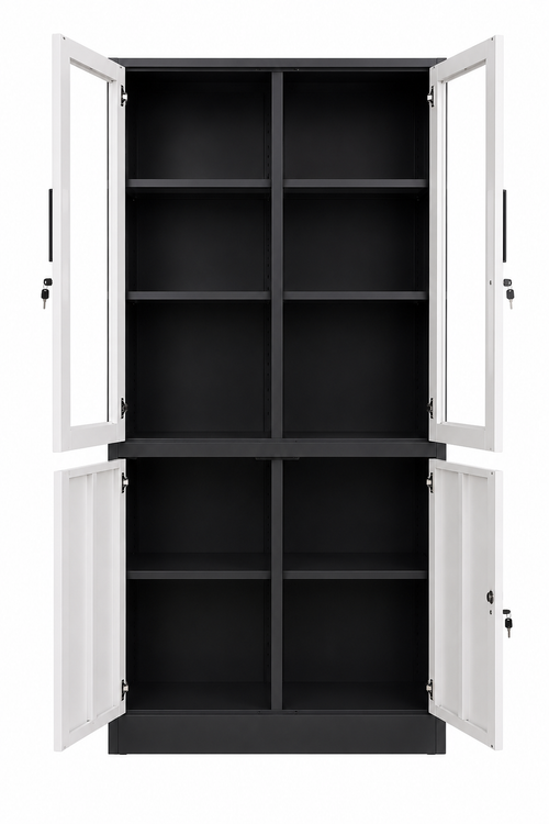 Armoire Métallique Vitrée 2 Portes Pro