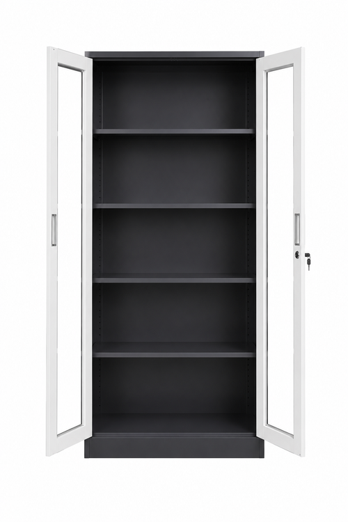 Armoire Métallique Vitrée 2 Portes
