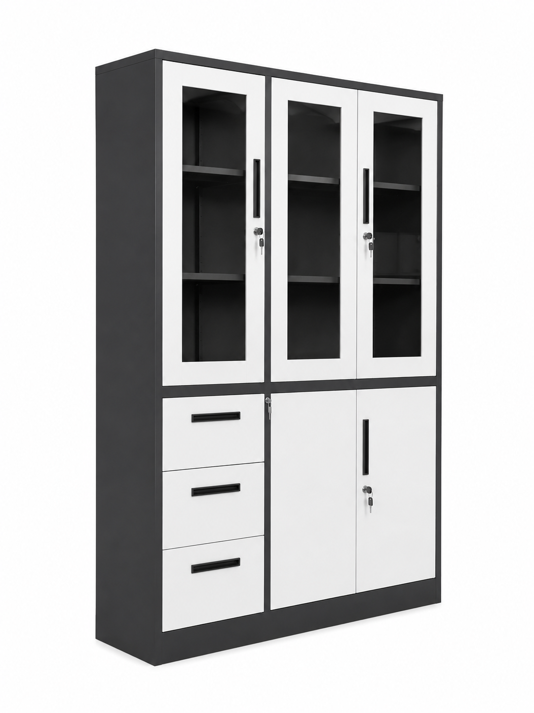 Armoire Métallique Vitrée Pro 3 Portes