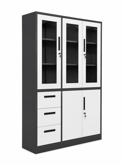 Armoire Métallique Vitrée Pro 3 Portes