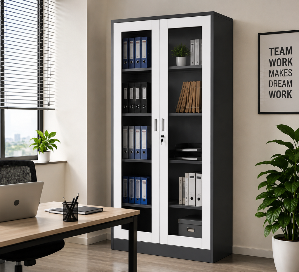 Armoire Métallique Vitrée 2 Portes